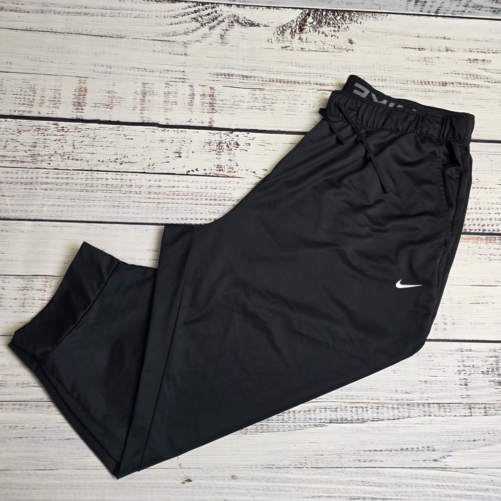 Nike Plus Size 1X Attack 7/8 Training Pants DD2196-011 Black Dri‎ Fit Cropped